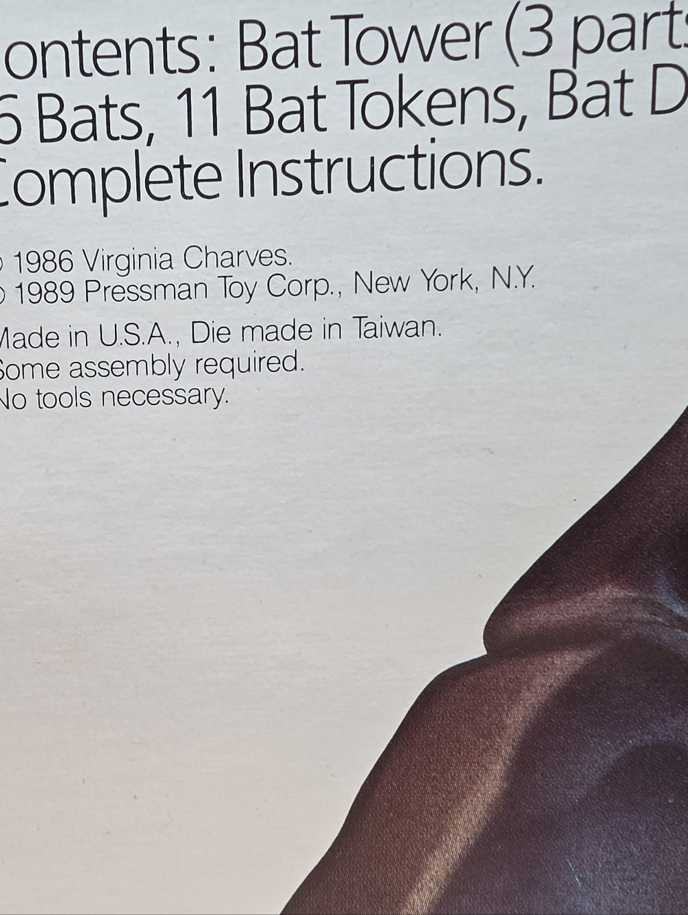 🦇 Complete 🦇Vintage Acrobats Battiest Balancing Game Pressman 1989 - Picture 7 of 7